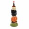 Charles Mcclenning 11.5 Inch Halloween Totem Halloween Figurine , Lightweight Halloween Decor Skull Crepe Paper
